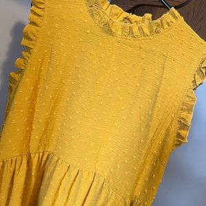 NEW! Mustard Midi Dress